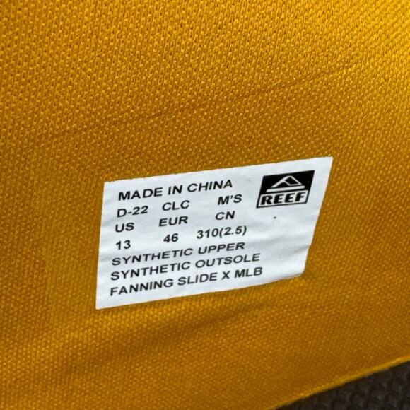 Reef Fanning x MLB San Diego Padres Slides Sandals With Bottle Opener Mens Sz 13 - Picture 11 of 11